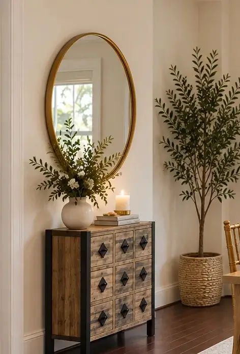 Staged d mirror